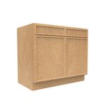 Slim Shaker Karamel - 39 Inch Sink Base Cabinet - 39" Width x 34.5" Height x 24" Depth