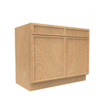Slim Shaker Karamel - 42 Inch Sink Base Cabinet - 42" Width x 34.5" Height x 24" Depth