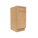 Slim Shaker Karamel - 15 Inch Vanity Base Cabinet - 15" Width x 34.5" Height x 21" Depth