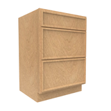Slim Shaker Karamel - 24 Inch Vanity Drawer Base Cabinet - 24" Width x 34.5" Height x 21" Depth
