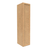 Slim Shaker Karamel - 9 Inch Height Single Door Wall Cabinet - 09" Width x 42" Height x 12" Depth