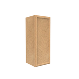 Slim Shaker Karamel - 12 Inch Height Single Door Wall Cabinet - 12" Width x 30" Height x 12" Depth