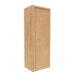 Slim Shaker Karamel - 15 Inch Height Single Door Wall Cabinet - 15" Width x 42" Height x 12" Depth