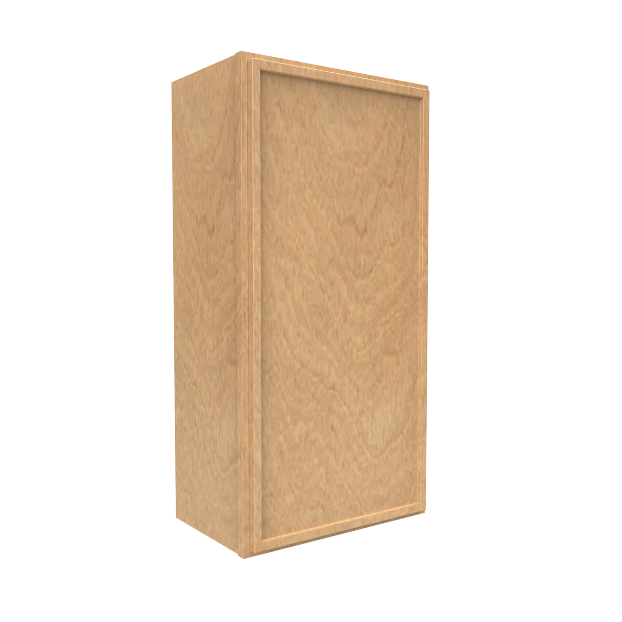 Slim Shaker Karamel - 18 Inch Height Single Door Wall Cabinet - 18" Width x 36" Height x 12" Depth