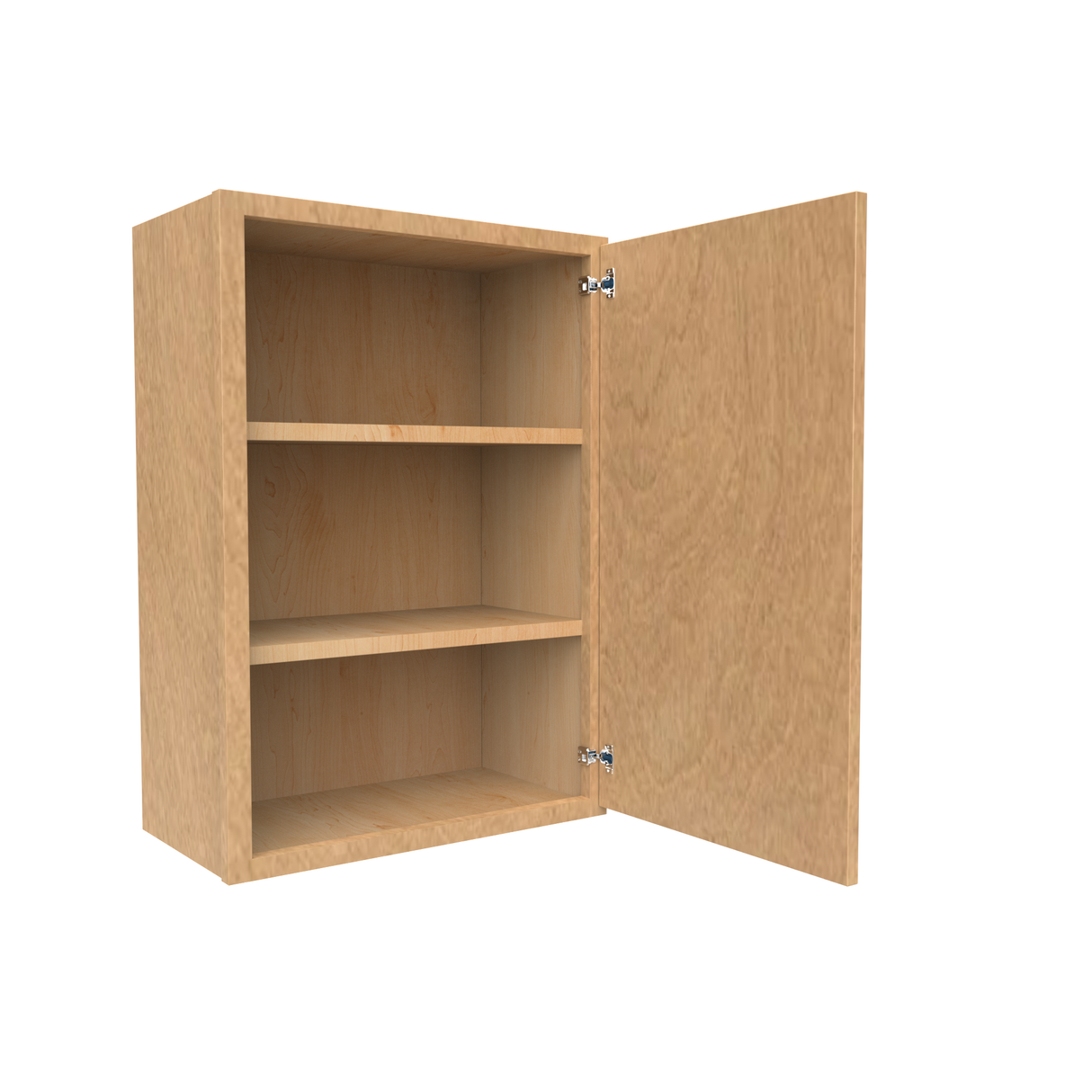 Slim Shaker Karamel - 21 Inch Height Single Door Wall Cabinet - 21" Width x 30" Height x 12" Depth