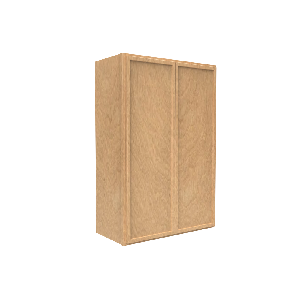 Slim Shaker Karamel - 24 Inch Height Double Door Wall Cabinet - 24