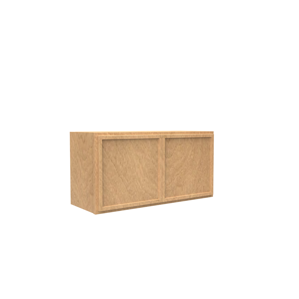Slim Shaker Karamel - 30 Inch Height Double Door Wall Cabinet - 30