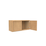 Slim Shaker Karamel - 30 Inch Height Double Door Wall Cabinet - 30" Width x 15" Height x 12" Depth