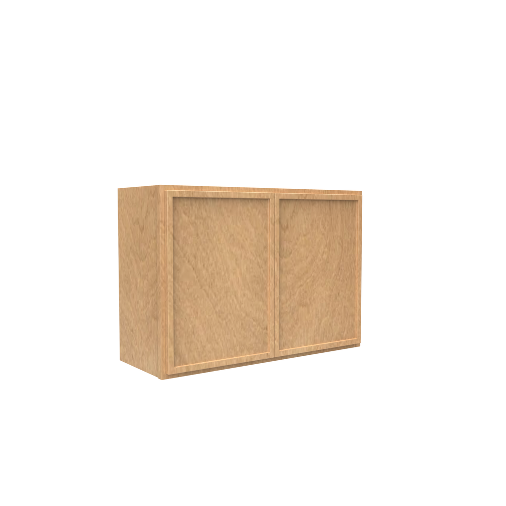 Slim Shaker Karamel - 30 Inch Height Double Door Wall Cabinet - 30
