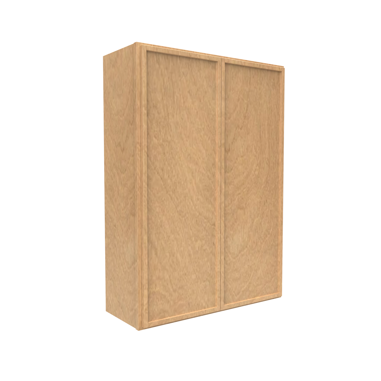 Slim Shaker Karamel - 30 Inch Height Double Door Wall Cabinet - 30" Width x 42" Height x 12" Depth