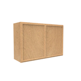Slim Shaker Karamel - 36 Inch Height Double Door Wall Cabinet - 36" Width x 24" Height x 12" Depth