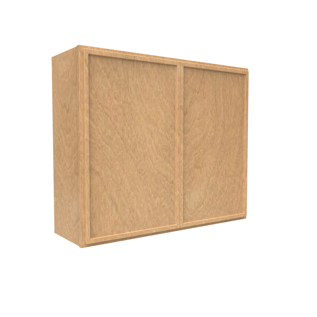 Slim Shaker Karamel - 36 Inch Height Double Door Wall Cabinet - 36
