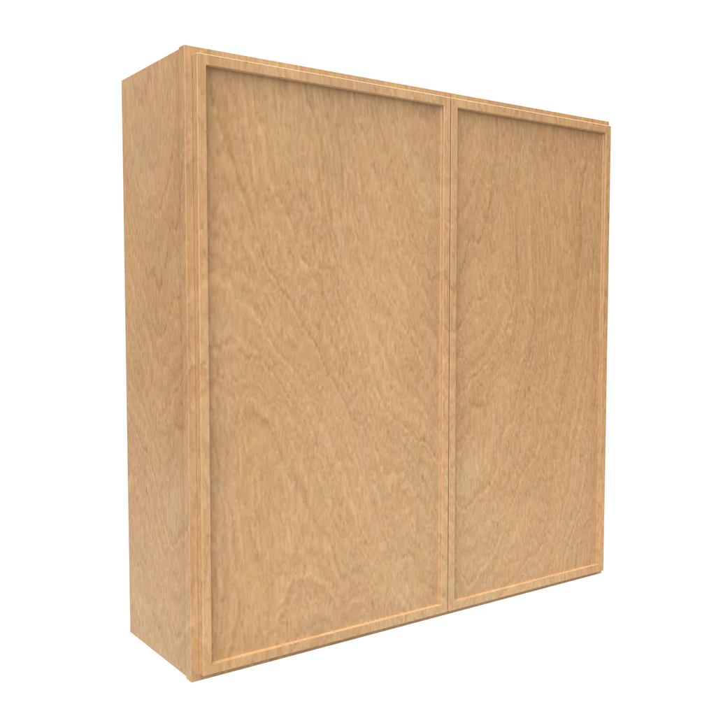 Slim Shaker Karamel - 42 Inch Height Double Door Wall Cabinet - 42