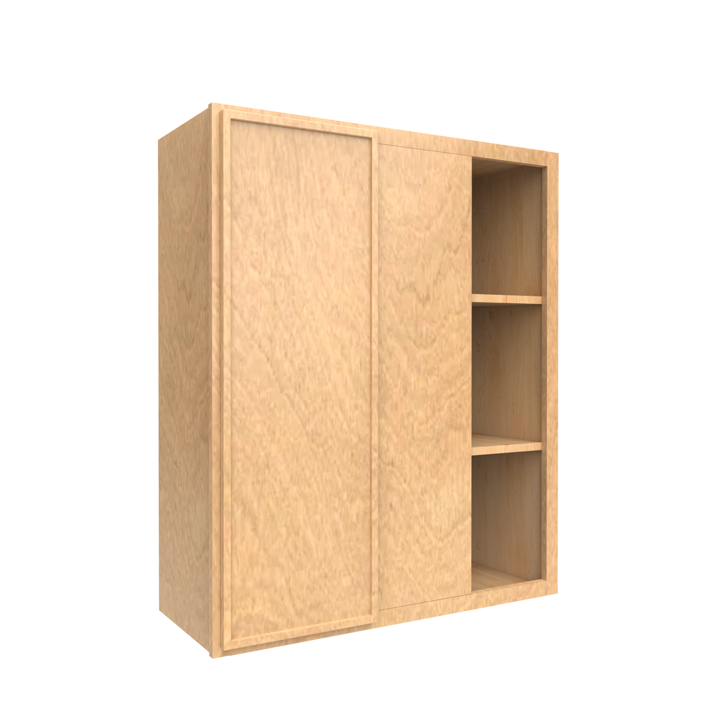 Slim Shaker Karamel - 30x36 Inch Wall Blind Corner Wall Cabinet - 30