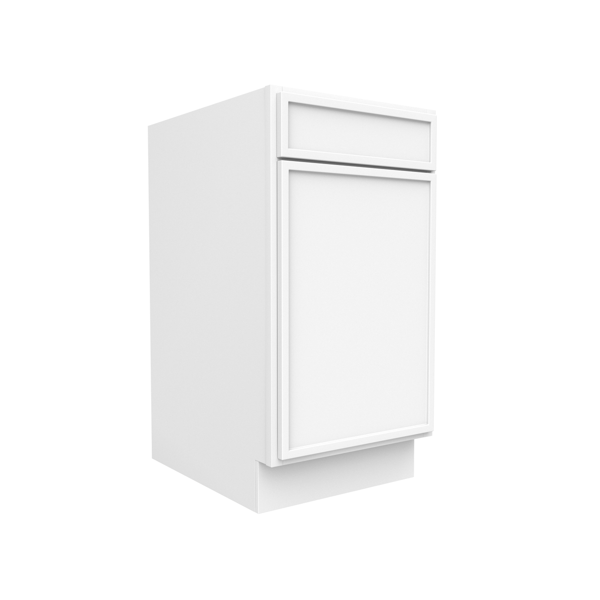 Slim Shaker Oatmeal - 18 Inch Single Door Base Cabinet - 18" Width x 34.5" Height x 24" Depth