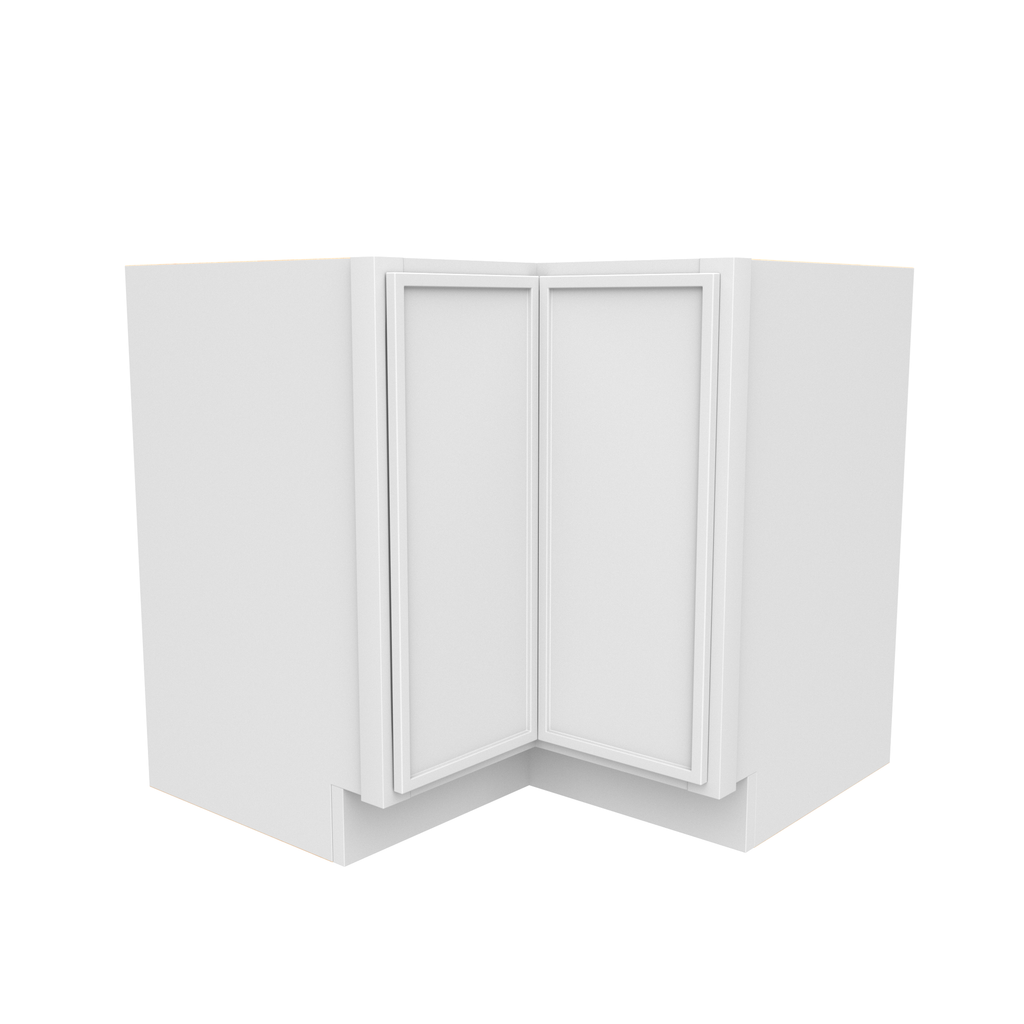 Slim Shaker Oatmeal - 36 Inch Square Corner Base Cabinet - 36