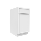 Slim Shaker Oatmeal - 18 Inch Waste Basket Base Cabinet - 18" Width x 34.5" Height x 24" Depth