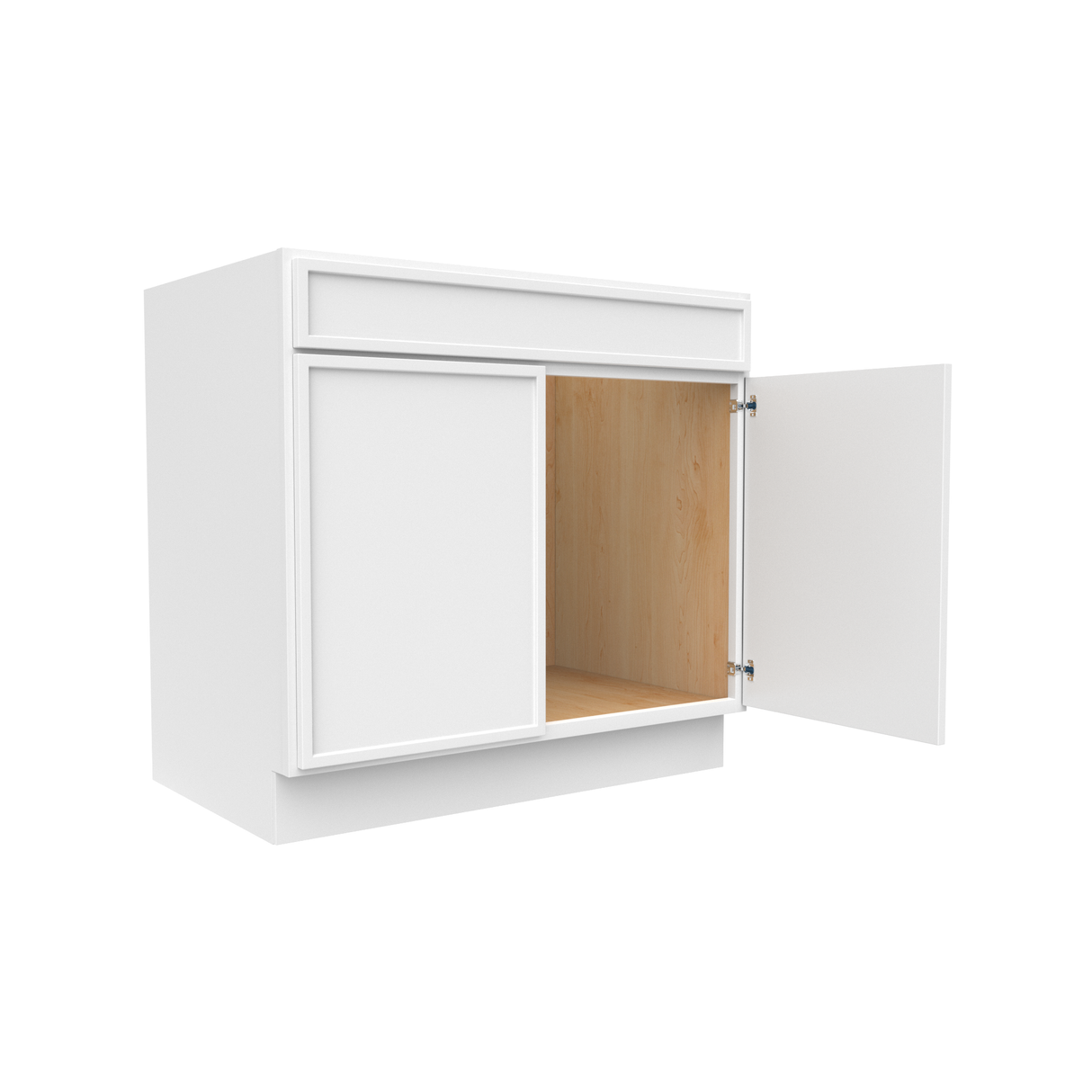 Slim Shaker Oatmeal - 36 Inch Sink Base Cabinet - 36" Width x 34.5" Height x 24" Depth