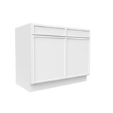 Slim Shaker Oatmeal - 42 Inch Sink Base Cabinet - 42" Width x 34.5" Height x 24" Depth