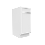 Slim Shaker Oatmeal - 15 Inch Vanity Base Cabinet - 15" Width x 34.5" Height x 21" Depth