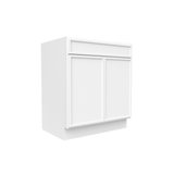 Slim Shaker Oatmeal - 30 Inch Vanity Sink Base Cabinet - 30" Width x 34.5" Height x 21" Depth