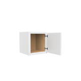 RTA - Slim Shaker Oatmeal - Single Door Wall Cabinets - 12"W x 12"H x 12"D