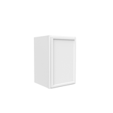 Slim Shaker Oatmeal - 12 Inch Height Single Door Wall Cabinet - 12" Width x 18" Height x 12" Depth