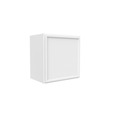 Slim Shaker Oatmeal - 18 Inch Height Single Door Wall Cabinet - 18" Width x 18" Height x 12" Depth