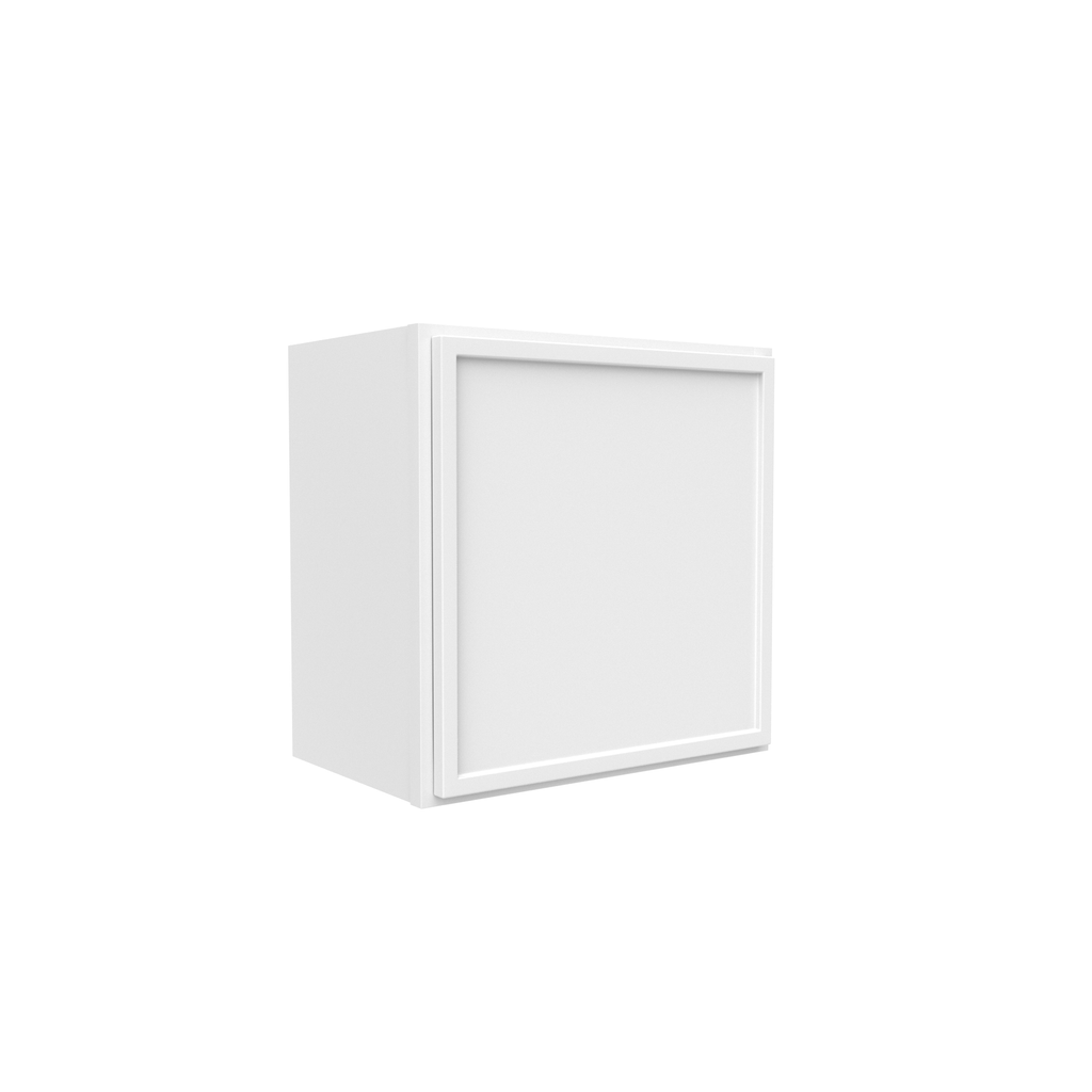 Slim Shaker Oatmeal - 18 Inch Height Single Door Wall Cabinet - 18
