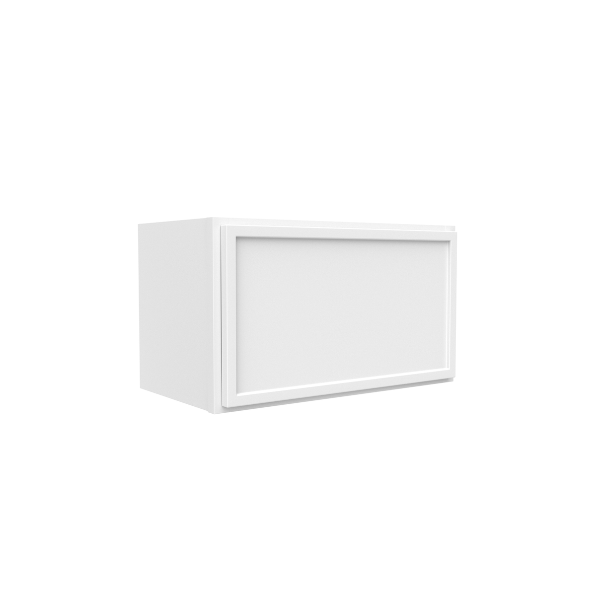 RTA - Slim Shaker Oatmeal - Single Door Wall Cabinets - 21"W x 12"H x 12"D