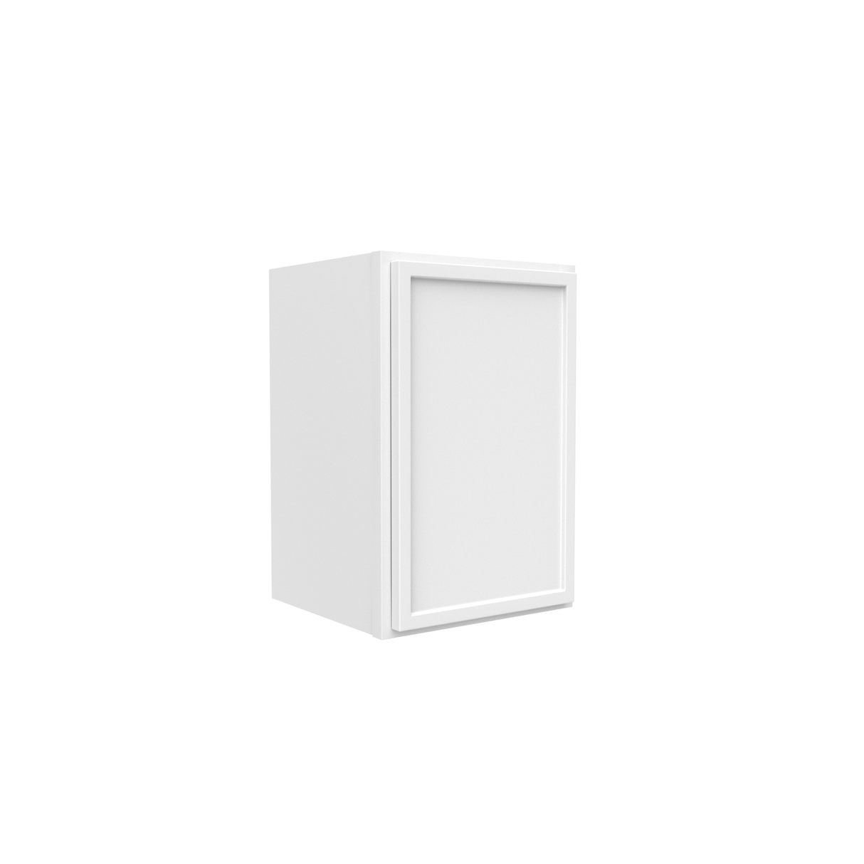 Slim Shaker Oatmeal - 21 Inch Height Single Door Wall Cabinet - 21" Width x 18" Height x 12" Depth