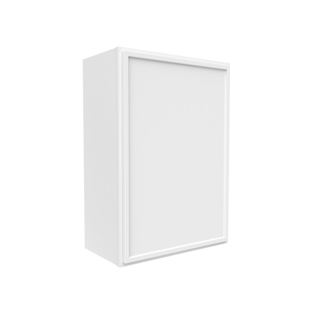 Slim Shaker Oatmeal - 21 Inch Height Single Door Wall Cabinet - 21