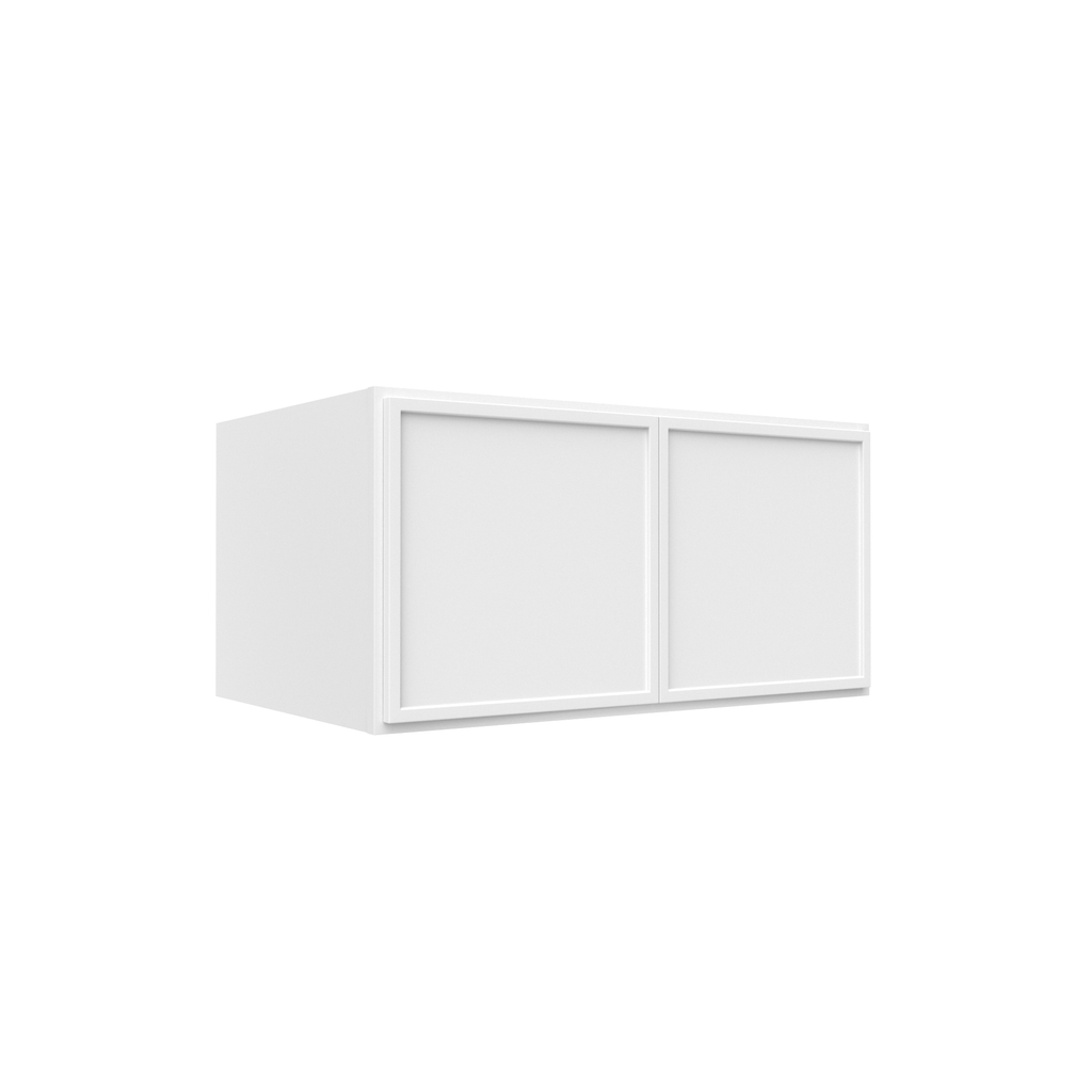 Slim Shaker Oatmeal - 36 Inch Deep Double Door Wall Cabinet - 36
