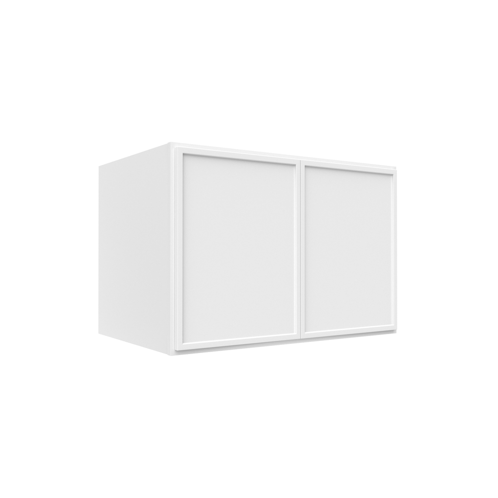 Slim Shaker Oatmeal - 36 Inch Deep Double Door Wall Cabinet - 36