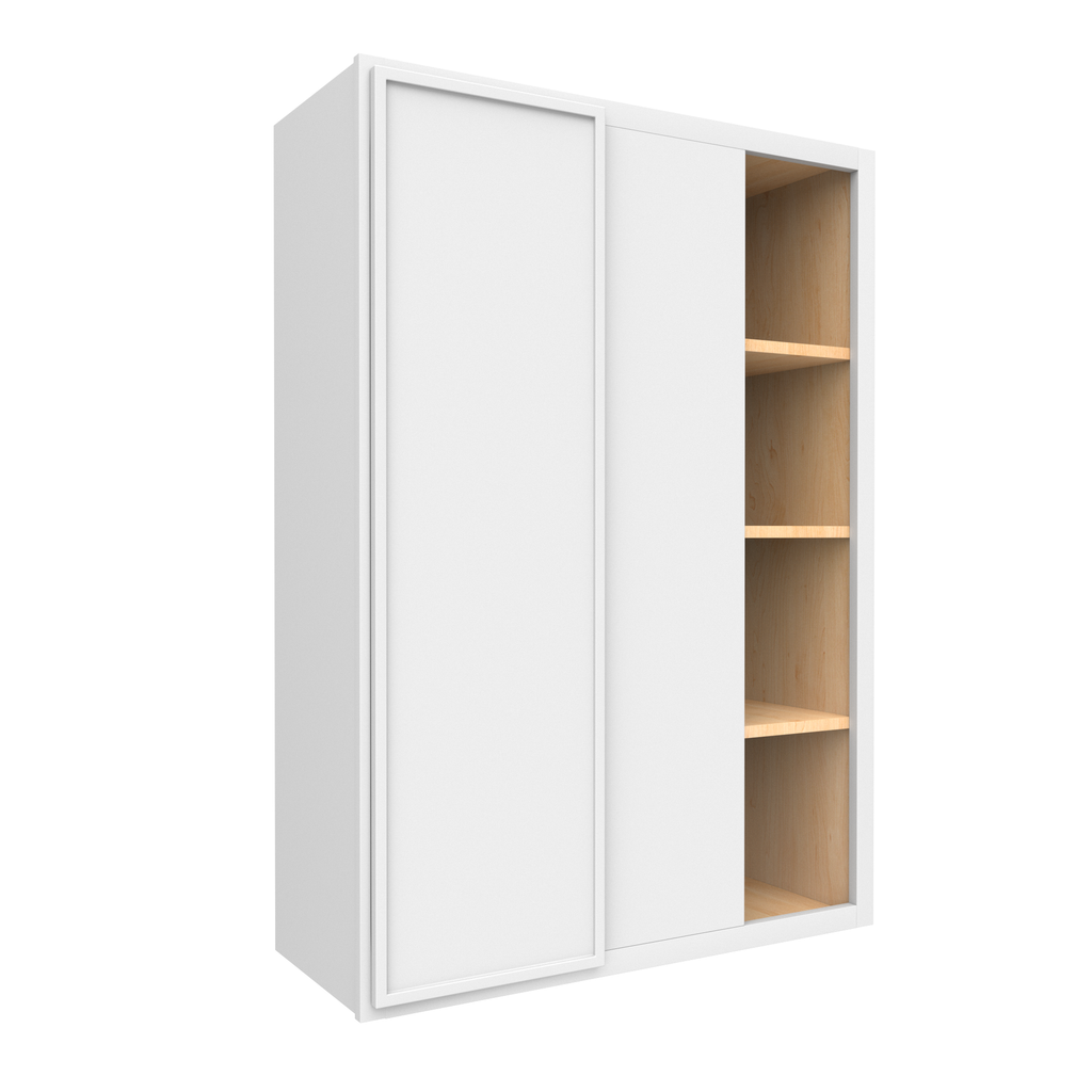 Slim Shaker Oatmeal - 30x42 Inch Wall Blind Corner Wall Cabinet - 30