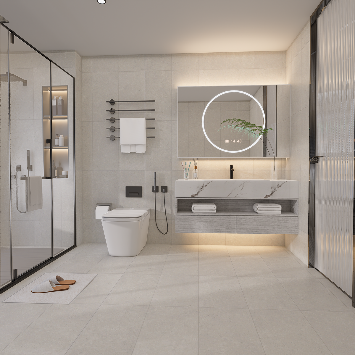 12 x 24 in Coliseo Desert Matte Pressed Glazed Porcelain Tile