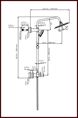 Pulse - SeaBreeze II Shower System – 1088 - Brushed Nickel & Valve