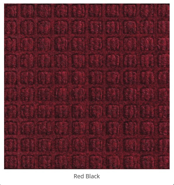 WaterGuard Classic Entrance Mat - 3' x 4' -Black - For Heavy Traffic - Gripper Backing For smooth Tile Surfaces