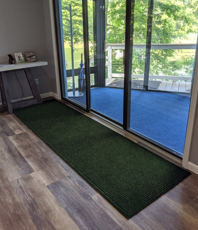 WaterGuard Classic Entrance Mat - 3' x 4' -Black - For Heavy Traffic - Gripper Backing For smooth Tile Surfaces