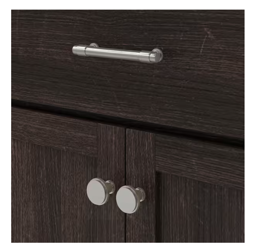Reese 30" Vanity Combo single Sink Bath Vanity in Mocha with White Cultured Marble Top
