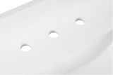 37-in Pure White Quartz Single Sink Bathroom Vanity Top ( Snow White) - 37" x 22" x 3/4"