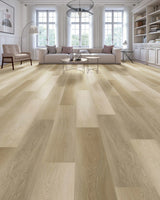 Solid Polymer Core Luxury Vinyl Flooring, Click Lock Floating, Oasis, 7" X 48" X 4.5mm, 12 mil Wear Layer - Simplicity Collection (23.64 SQFT/CTN)