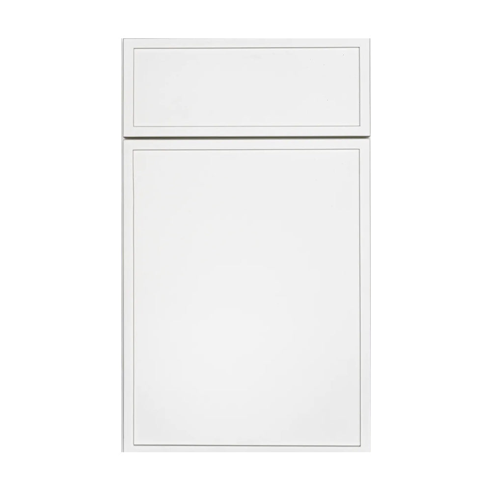 Slim Shaker Oatmeal - 15 Inch Vanity Drawer Base Cabinet - 15" Width x 34.5" Height x 21" Depth