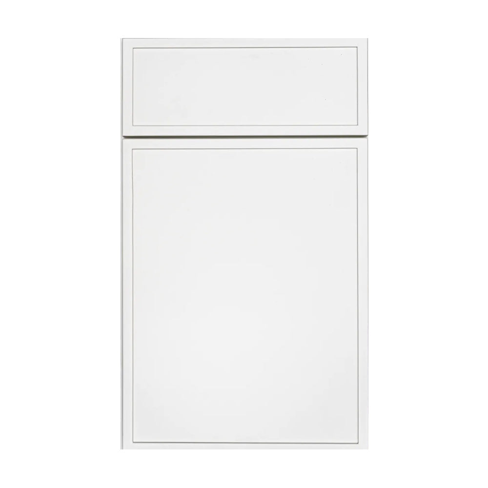 Slim Shaker Oatmeal - 33x96 Inch Single Oven Tall Cabinet - 33