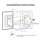 Pilot Smart Wall Switch For Ceiling Fans(1-Gang), Google Assistant, and Siri Shortcuts, Works with Amazon Alexa