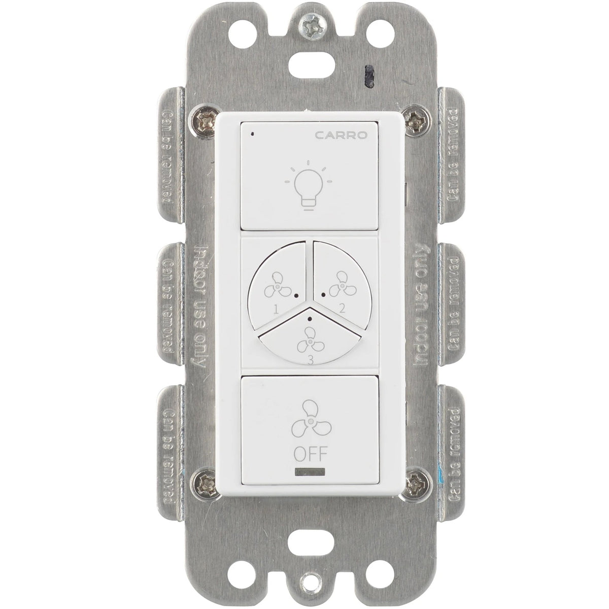 Pilot Smart Wall Switch For Ceiling Fans(1-Gang), Google Assistant, and Siri Shortcuts, Works with Amazon Alexa