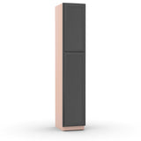 Liberty Shaker Grey - 18 Inch Single Door Pantry Tall Cabinet - 18" Width x 96" Height x 24" Depth