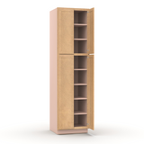 Liberty Shaker Karamel - 24 Inch Double Door Pantry Tall Cabinet - 24" Width x 90" Height x 24" Depth