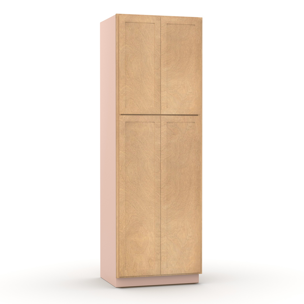 Liberty Shaker Karamel - 30 Inch Double Door Pantry Tall Cabinet - 30