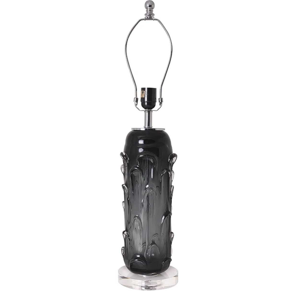 Jacinto Sculpted Translucent Glass Accent Table Lamp 27"
